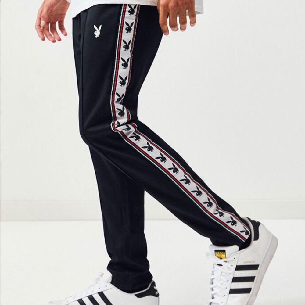 Pacsun X Playboy Taped Tricot Track Pants - Picture 1 of 8